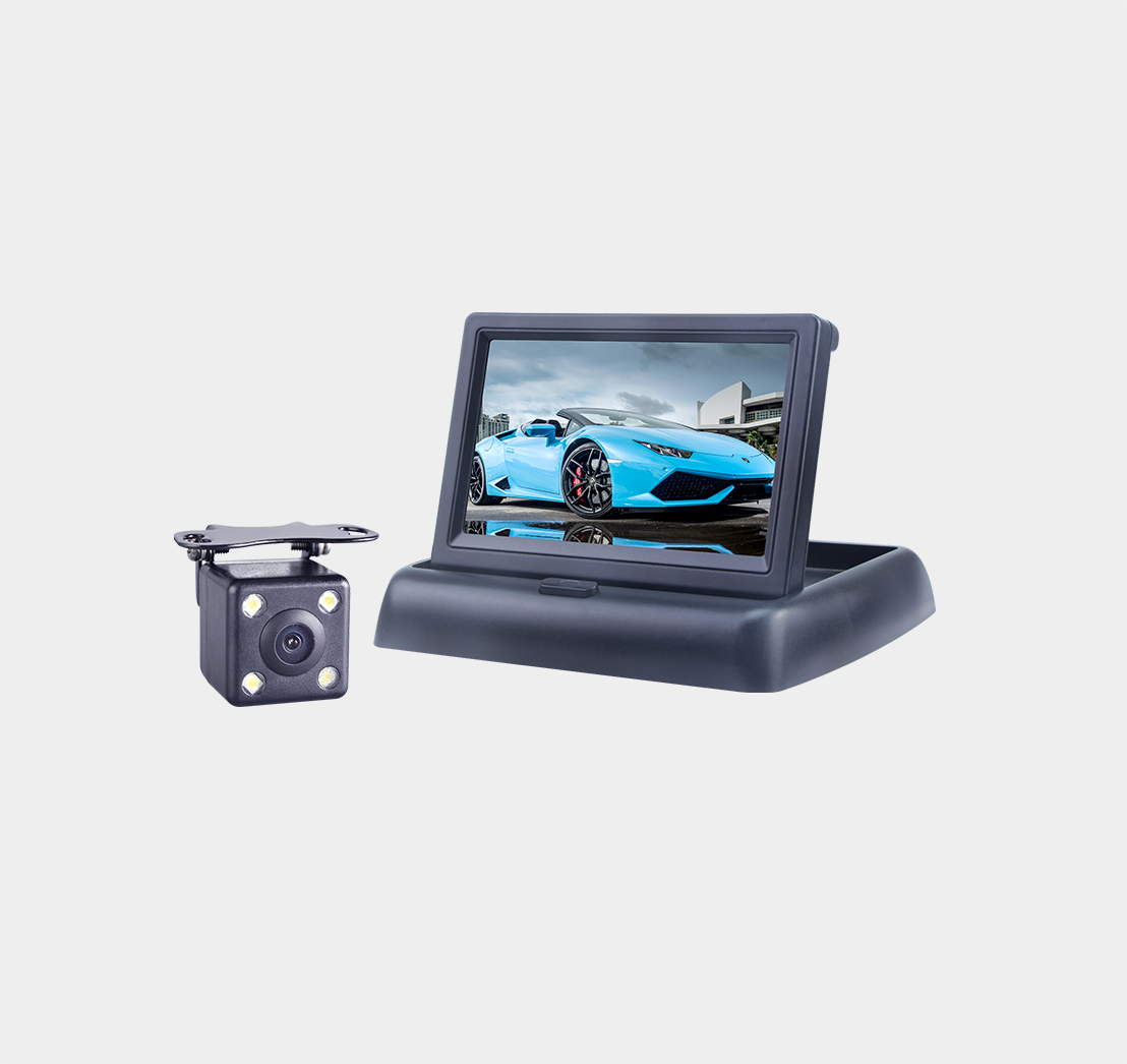 Wire rear view system - 4.3 inch Rearview System